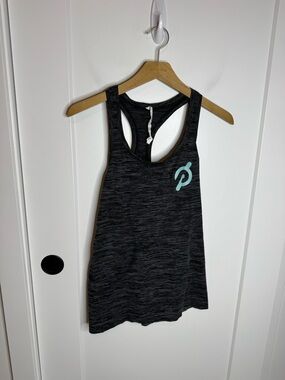Lululemon Swiftly Tech Racerback Tank Top Heather Black Peloton Size 8